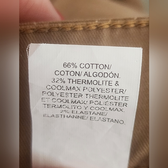 LUCKY BRAND, MENS NEW WITH TAGS,size 36- 121 slim Chino khaki tan pants,coolmax - Picture 15 of 16